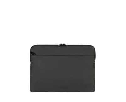 Tucano Gommo Sleeve Funda Portatil 15,6\" - Material Engomado Impermeable - Bolsillo para Accesorios - Color Negro