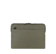 Tucano Gommo Sleeve Funda Portatil 15,6\" - Material Engomado Impermeable - Bolsillo para Accesorios - Color Verde