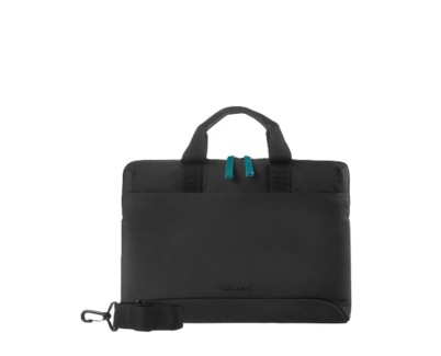 Tucano Smilza Maletin Portatil 15,6\" - Tama&ntilde;o Slim - Sistema Anti-Choques - Mango Doble - Color Negro
