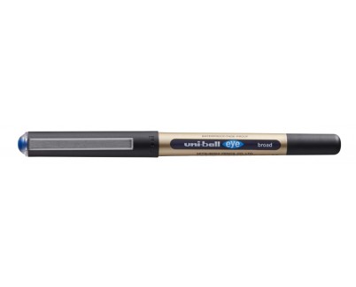 Uni-ball Eye Broad UB-150-10 Boligrafo de Tinta Liquida - Punta de Bola 1mm - Tinta Resistente al Agua y Luz - Sistema de Control de Tinta - Color Azul