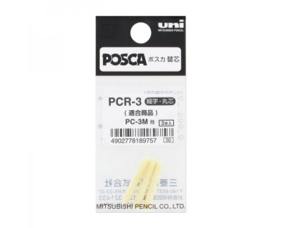 Uni-ball PC-3M Pack de 3 Recambios de Fieltros - Punta 0.9-1.3mm