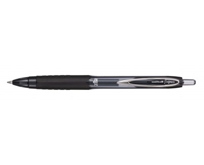 Uni-ball UMN-207E Roller - Punta de Bola 0.7mm - Grip de Caucho Antifatiga - Tinta Pigmentada Resistente a Luz y Agua - Color Negro