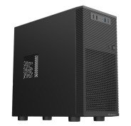 Unykach Aero C15 Caja MicroATX - Fuente de Alimentacion 500W Incluida - Tamaño Disco Soportado  1x 3.5\" ,  2 x 2.5\" - 1 x USB-A 3.0 2 x USB-A 2.0 1 x USB-C 3.0 y Audio - Negro