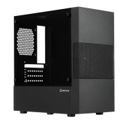 Unykach Aero C25 Caja MicroATX - Fuente de Alimentacion 500W Incluida - Tamaño Disco Soportado 3.5\", 2.5\" - USB-A 3.0 y Audio