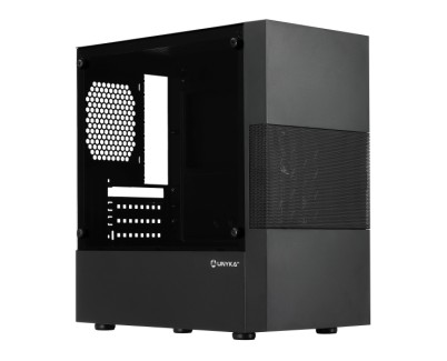 Unykach Aero C25 Caja MicroATX - Fuente de Alimentacion 500W Incluida - Tama&ntilde;o Disco Soportado 3.5\", 2.5\" - USB-A 3.0 y Audio
