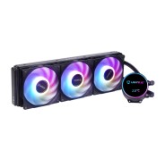 Unykach Aquastorm NEO 360 Kit de Refrigeracion Liquida - 3 Ventiladores de 120mm - Iluminacion RGB - Visualizacion Temperatura CPU - Tubo de 38mm