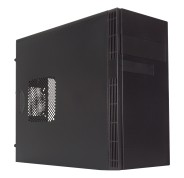 Unykach Grey Rain Caja MicroATX EVO - Fuente de Alimentacion 500W Incluida - Tamaño Disco Soportado 3.5\", 2.5\" - USB-A 2.0/3.2 y Audio