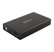 Unykach LOK 0.2 Caja Externa 3,5\" USB 2.0 - Interruptor On/Off - Fabricada en Aluminio - Color Negro