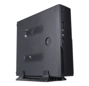 Unykach UK1003 Caja Mini-Torre Mini-ITX - Fuente de Alimentacion 120W Incluida - Tamaño Disco Soportado 2.5\" - USB-A 3.2 y Audio