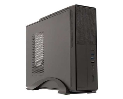 Unykach UK2010 85% Eficencia Caja Torre MicroATX - Fuente de Alimentacion 300W 85% Incluida - Tamaño Disco Soportado 3.5\", 2.5\" - USB-A 3.2/2.0 y Audio