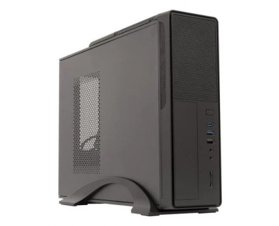 Unykach UK2010 Caja Torre ITX, MicroATX - Fuente de Alimentacion 450W Incluida - Tamaño Disco Soportado 3.5\", 2.5\" - USB-A 3.0/2.0 y Audio