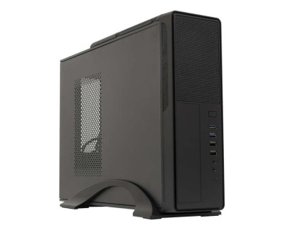Unykach UK2010SE Caja Torre MicroATX - Fuente de Alimentacion 450W Incluida - Tama&ntilde;o Disco Soportado 3.5\", 2.5\" - USB-A 3.2, USB-C 3.2 y Audio