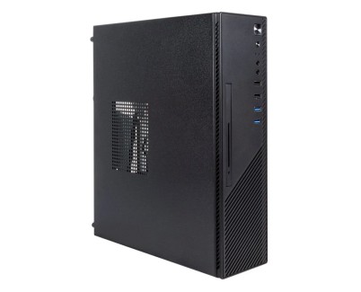 Unykach UK3002 Caja Slim MicroATX, ITX - Tamaño Disco Soportado 2.5\" - USB-A 2.0/3.2, USB-C 3.2 y Audio - Color Negro