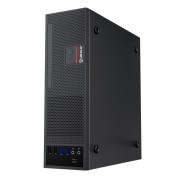 Unykach UK3006 Caja Slim MicroATX con Fuente de Alimentacion 150W - Tamaño Disco Soportado 2.5\" - USB-A 2.0/3., USB-C y Audio - Ventilador 80mm Incluido - Color Negro