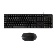 Unykach UK50545 Pack de Teclado + Raton 1200dpi OEM - 3 Botones - Uso Ambidiestro - Color Negro