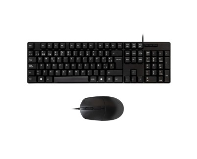 Unykach UK50545 Pack de Teclado + Raton 1200dpi OEM - 3 Botones - Uso Ambidiestro - Color Negro