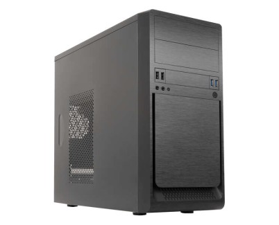 Unykach UK6023 U3 Caja Torre MicroATX - Fuente de Alimentacion 500W Incluida - Tama&ntilde;o Disco Soportado 3.5\", 2.5\" - USB-A 3.2/2.0 y Audio
