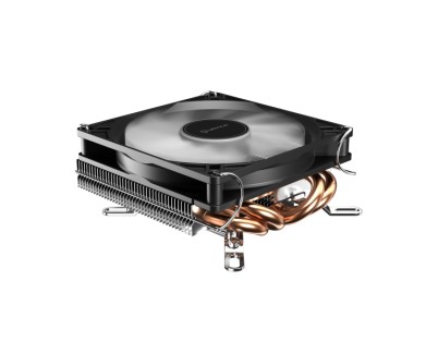 Unykach Unycool H37 Disipador Compacto CPU Perfil Bajo - Multisocket Universal- Ventilador de 90mm - Color Negro