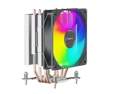 Unykach Unycool H40 ARGB Disipador CPU - Multisocket Universal - Ventilador 120mm - Iluminacion ARGB - Color Negro