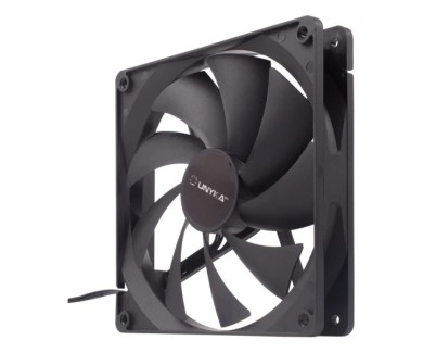 Unykach Ventilador 140mm - Velocidad Max. 1000rpm - Color Negro