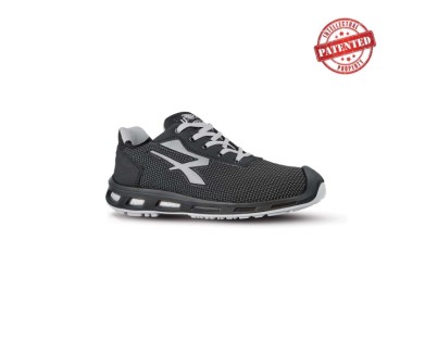 Upower Imperius S ESD Calzado de Seguridad - Talla 39 - Puntera AirToe Aluminium, Antipinchazos, Alta Resistencia a la Abrasion, Suela Infinergy, Proteccion S3S CI FO SR - Color Gris Oscuro