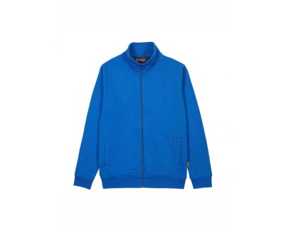 Upower Sotra Sudadera de Trabajo sin Capucha - Talla L - Cremallera, Polialgodon Perchado, Dise&ntilde;o Ergonomico, Pu&ntilde;os y Dobladillo Elastico, Bolsillos Laterales, Proteccion DPI1 - Color Azul Regio