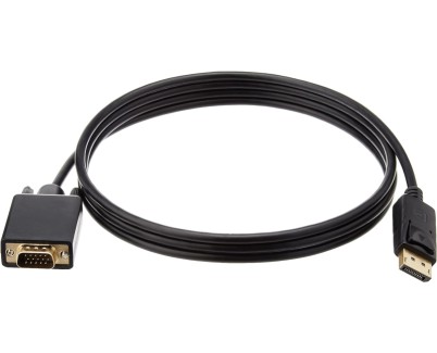 Urban Factory Adaptador DP Macho a VGA - Color Negro