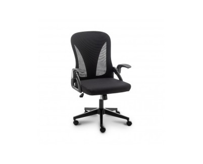 Urban Factory Ergo Silla de Oficina Ergonomica - Respaldo de Malla - Respaldo Plegable - Color Negro