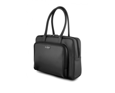 Urban Factory ladee Maletin para Portatil hasta 14\" - Bolsa de Mano - Color Negro