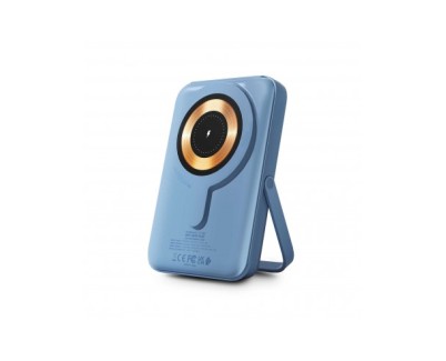 Urban Factory Magnee Power Powerbank Universal 10000mAh - Entrada USB-C - Salida USB-C, USB-A e Inalambrica - Color Azul