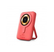 Urban Factory Magnee Power Powerbank Universal 10000mAh - Entrada USB-C - Salida USB-C, USB-A e Inalambrica - Color Coral