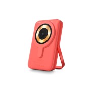 Urban Factory Magnee Power Powerbank Universal 10000mAh - Entrada USB-C - Salida USB-C, USB-A e Inalambrica - Color Naranja Neon