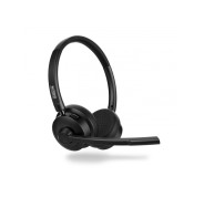 Urban Factory Movee Auriculares Supraaurales de Diadema para Conferencia - Bluetooth 5.3 - Color Negro