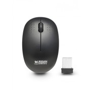 Urban Factory Raton Inalambrico 2.4Ghz - 1000dpi - Receptor USB-A - Adaptador a USB-C - Uso Ambidiestro - Color Negro