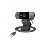 Urban Factory Webee Webcam USB 2Mpx - Full HD 1080P - Enfoque Automatico - Microfono Incorporado - Tapa de Privacidad - Color Negro