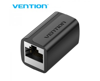 Vention Adaptador Conector RJ45 Cat7 FTP Hembra a Hembra - Color Negro