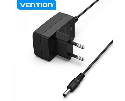 Vention Adaptador Corriente DC 3.5mm a Power Adapter (5V/2A) - 1.5m - Color Negro EU