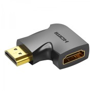 Vention Adaptador HDMI Macho a HDMI Hembra 4K 270º - Color Negro