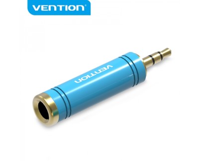 Vention Adaptador Jack 3.5 Macho a Jack 6.5 Hembra - Color Azul