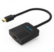 Vention Adaptador Mini Displayport Macho a HDMI Hembra - 0.15m - Color Negro