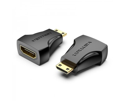 Vention Adaptador Mini HDMI Macho a HDMI Hembra - Color Negro