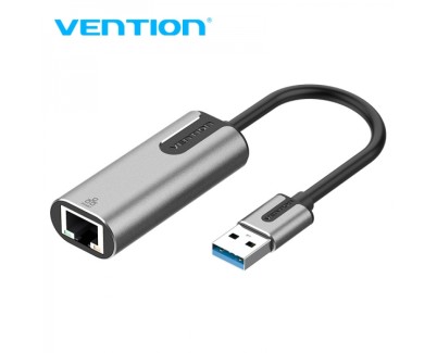 Vention Adaptador USB 3.0 a RJ45 1000Mbps - 0.15m - Color Gris