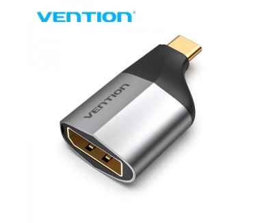Vention Adaptador USB-C Macho a DisplayPort Hembra - Color Gris