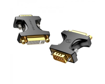 Vention Adaptador VGA Macho a DVI Hembra - Color Negro