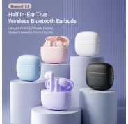 Vention Auriculares Bluetooth 5.3 con Estuche de Carga - 6h Autonomia - Elf E03 - Color Rosa