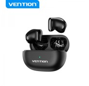 Vention Auriculares Bluetooth 5.3 con Estuche de Carga - 6h Autonomia - Tiny T12 - Color Negro
