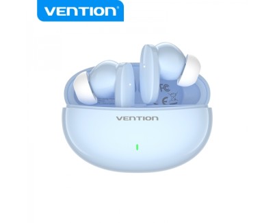 Vention Auriculares Bluetooth 5.3 con Estuche de Carga - 7h Autonomia - Color Azul