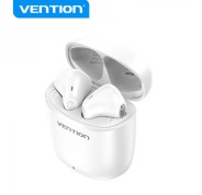 Vention Auriculares Bluetooth 5.3 con Estuche de Carga - 7h Autonomia - Color Blanco