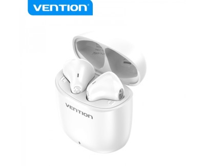 Vention Auriculares Bluetooth 5.3 con Estuche de Carga - 7h Autonomia - Color Blanco