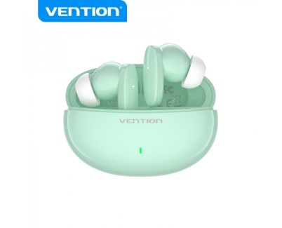 Vention Auriculares Bluetooth 5.3 con Estuche de Carga - 7h Autonomia - Color Verde